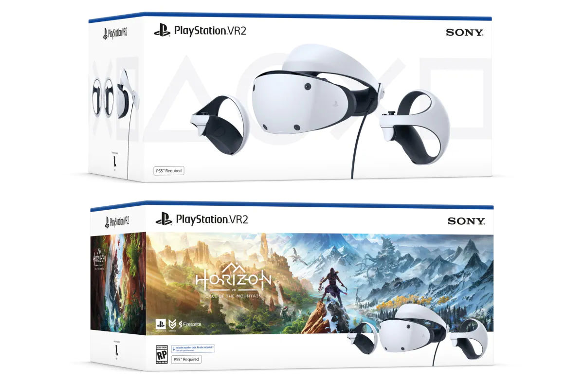 PlayStation VR2 + Controler PlayStation VR2 Sense + ваучер Horizon Call of the Mountain foto 1