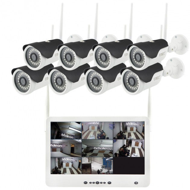 Камеры видеонаблюдения wifi HD 8 штук foto 6