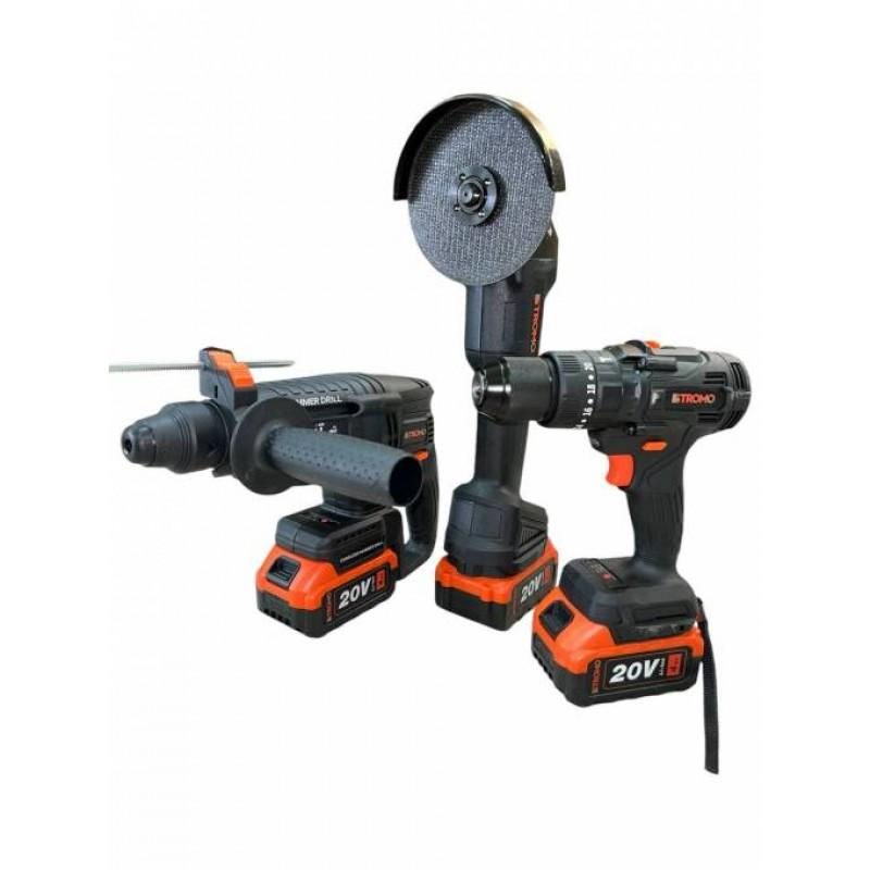 Set de scule fără fir 3 în 1 stromo pa210set - kw - livrare/achitare in 4rate/agrotop foto 0