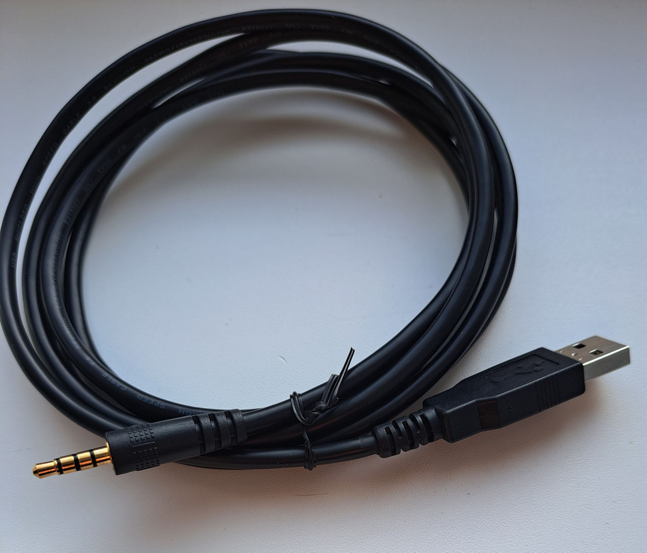 Кабель переходник USB 2.0 - mini-jack 3.5 мм