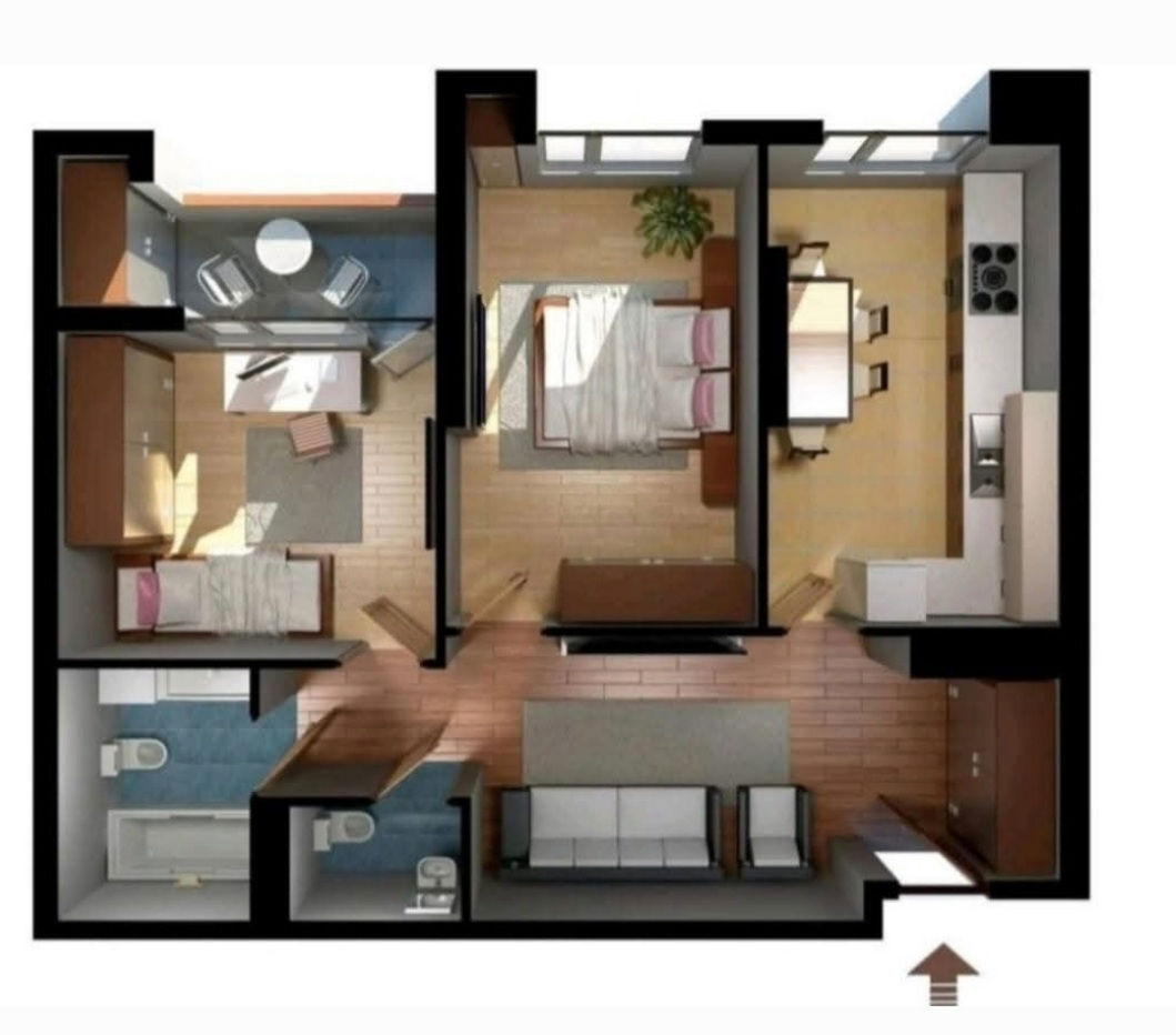 Apartament cu 2 camere,  Periferie,  Piatra Albă,  Ialoveni foto 4