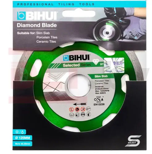 Диск алмазный  (125x1.1х22.2х7мм) dcds125 bihui foto 1