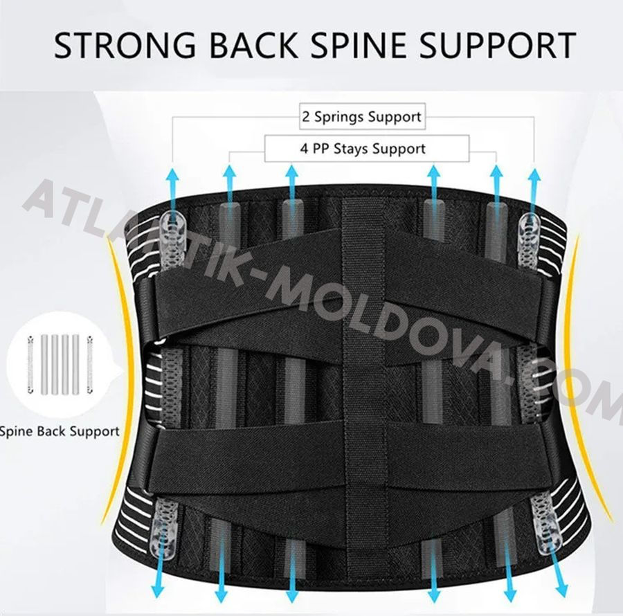 Универсальный жёсткий поясничный пояс - бандаж LUMBAMED foto 8