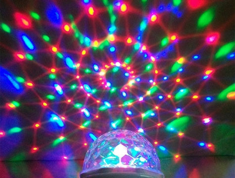 Cделай себе праздник с диско шаром led magic ball light ! foto 7