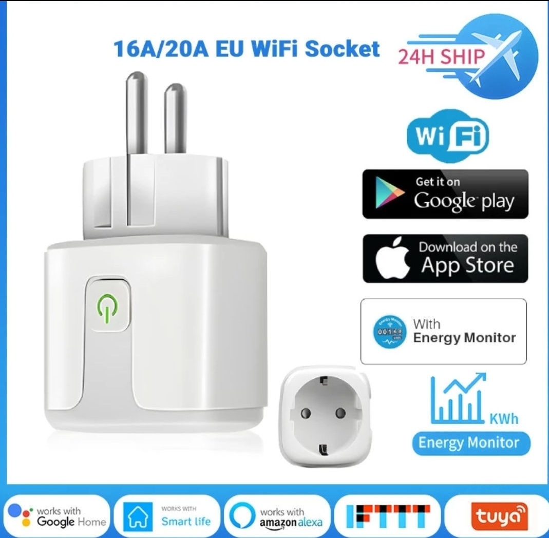 Priza inteligenta Smart Socket Aubess 20A foto 2