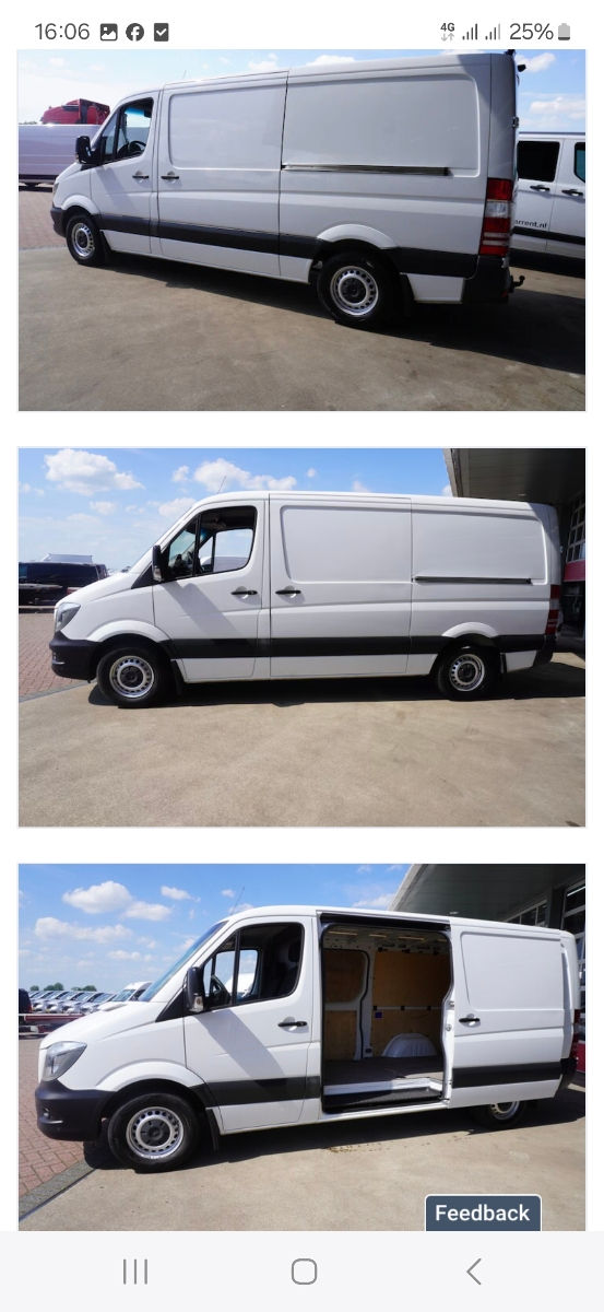 Mercedes Sprinter 316 ,120kw,,,anu 2017 ,adus  recent din Germania ,merge super ,kilometri originali cu carte service,sunt 2 sprintere 316 automată  și manual ,încălzire autonoma wabasto originală,,,
 foto 1