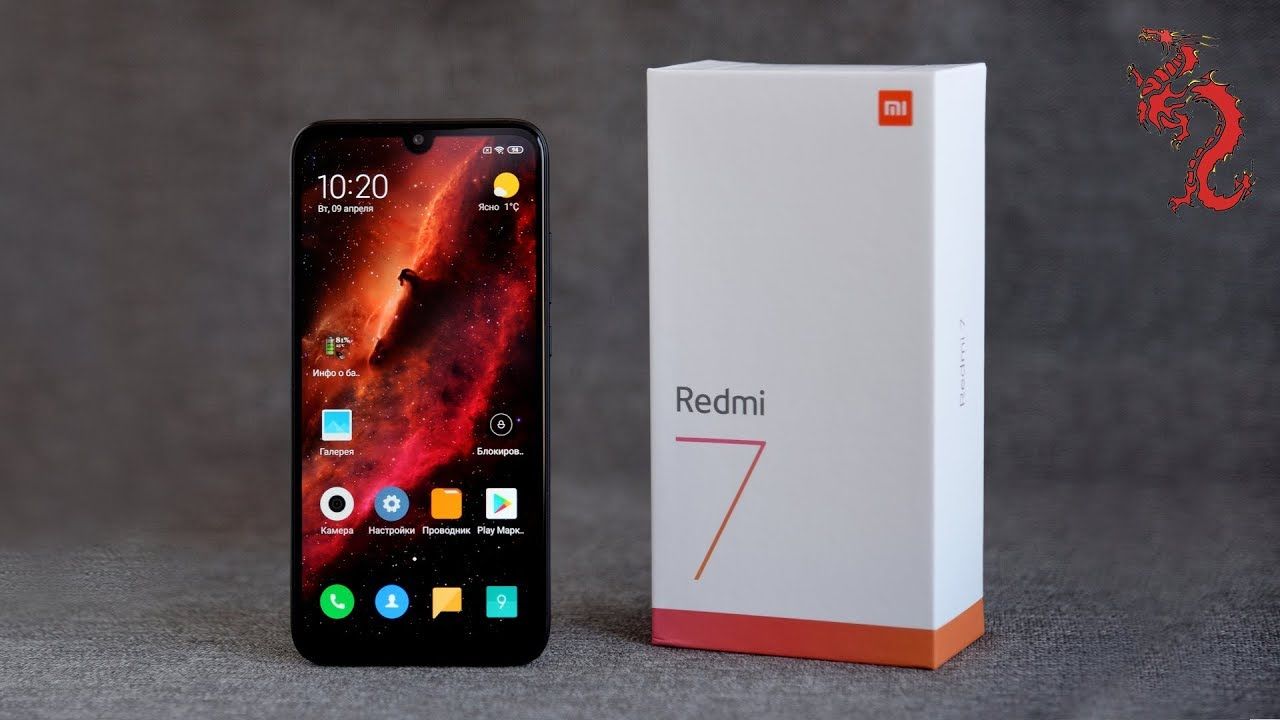 Xiaomi Redmi 7 - Nou. Black. Snapdragon 632, 2/16Gb, 12/8Mp