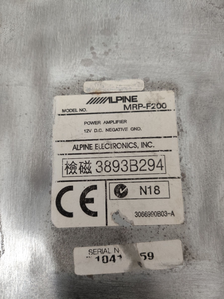 Усилитель Alpine MRP-F200 foto 4