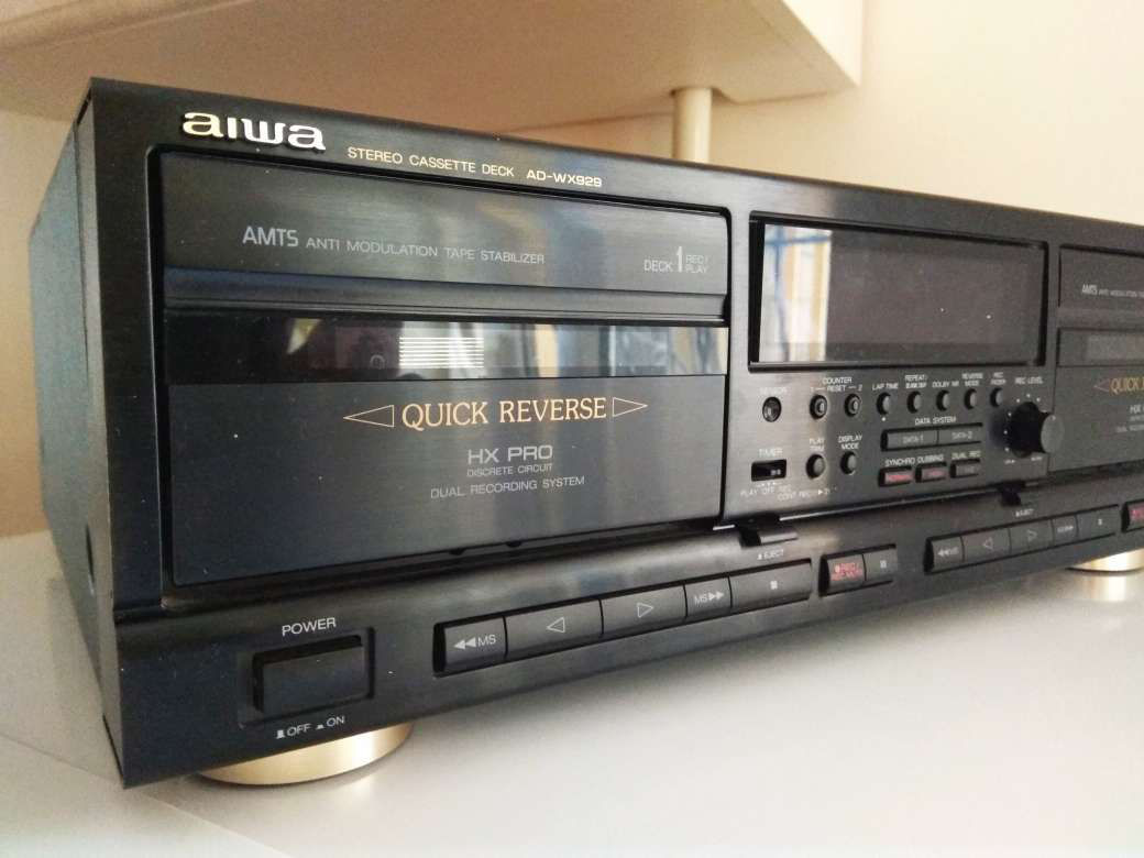 Aiwa AD-WX929 двухкассетный магнитофон по очень низкой цене. foto 1