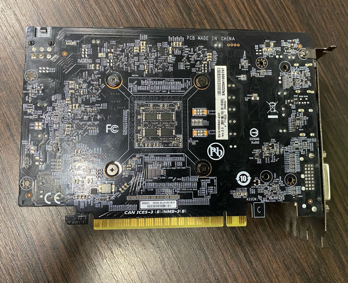NVIDIA GeForce GTX 1650 foto 2