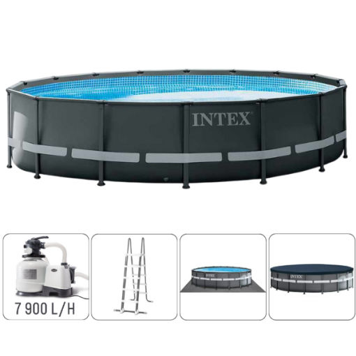 Piscină Ultra Xtr Frame 549x132cm, 26423L, cadru metalic foto 5