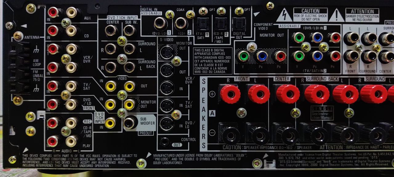 Audio / Video Multi-Channel Receiver Pioneer VSX-D811S Пульт Д/У Как новый в идеальном состояний foto 12