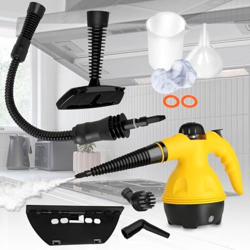 Многофункциональный ручной отпариватель. Электрический пароочиститель Steam Cleaner DF-A001 фото 0