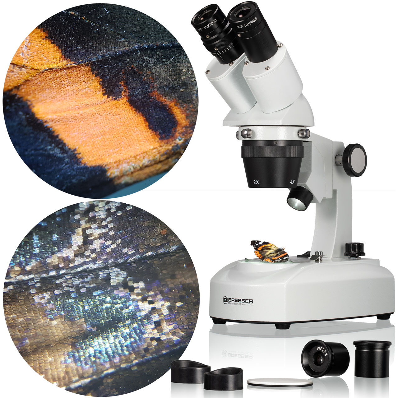 Microscop științific/biologic Bresser ICD LED Stereo 20x-80x foto 7