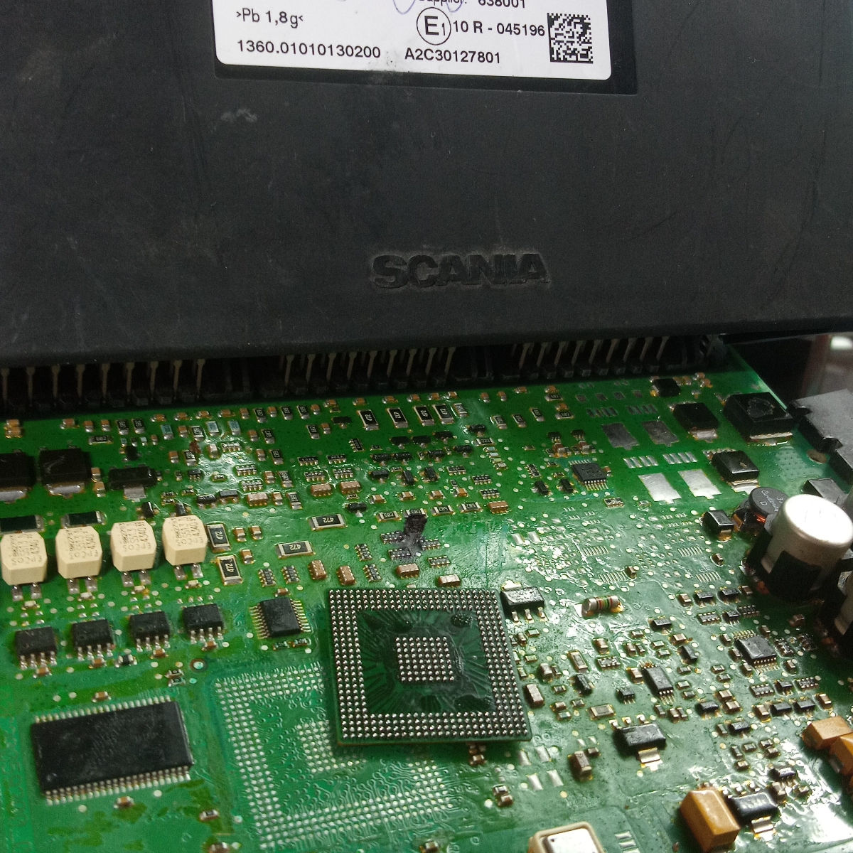 Reparatii ECU SCANIA C007, OCP5 . Coordinator, retarder. Ремонт блока координатора и ретардера. фото 1