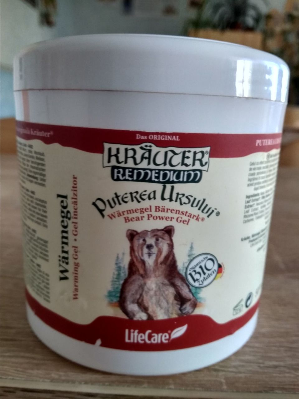 Gel antireumatic Bio cu plante - Puterea Ursului Krauter Remedium, 250 ml, LifeCare