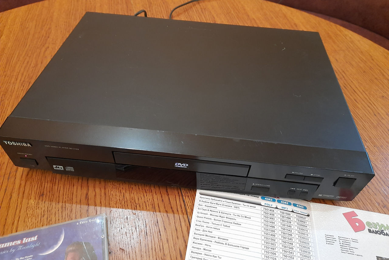 DVD Toshiba SD-2109 made in japan фото 4
