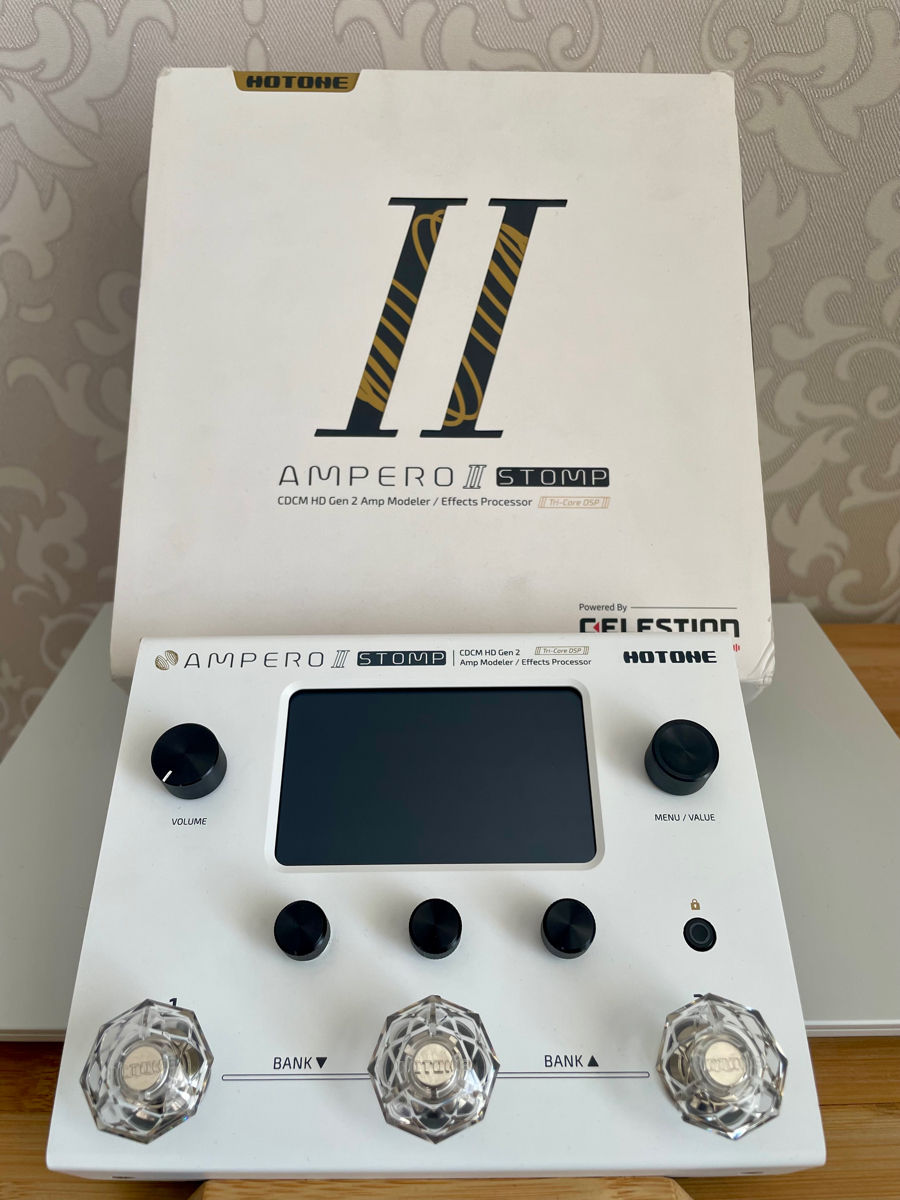 Hotone Ampero II Stomp + Hotone Soul Press II Ampero ⅱ Stomp SOUL