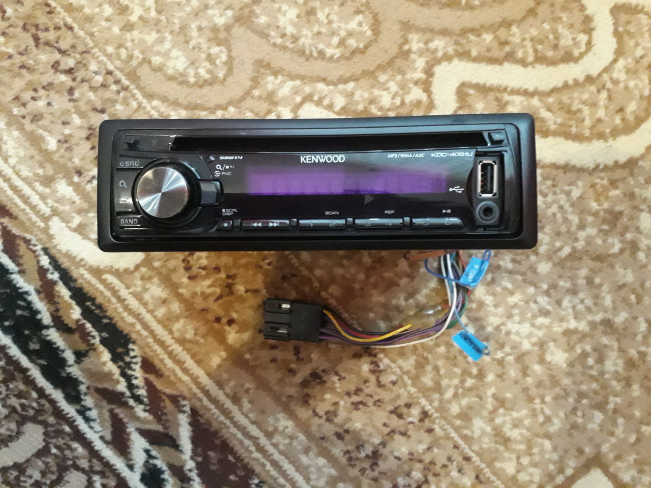 Kenwood KDC-4051U original stare idiala, mp3, usb, aux, iesire bufer,disc,  radio, 1050 lei ...06210