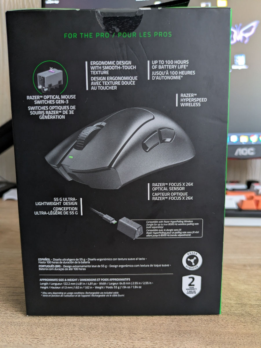 Razer Deathadder V3 HyperSpeed  фото 1