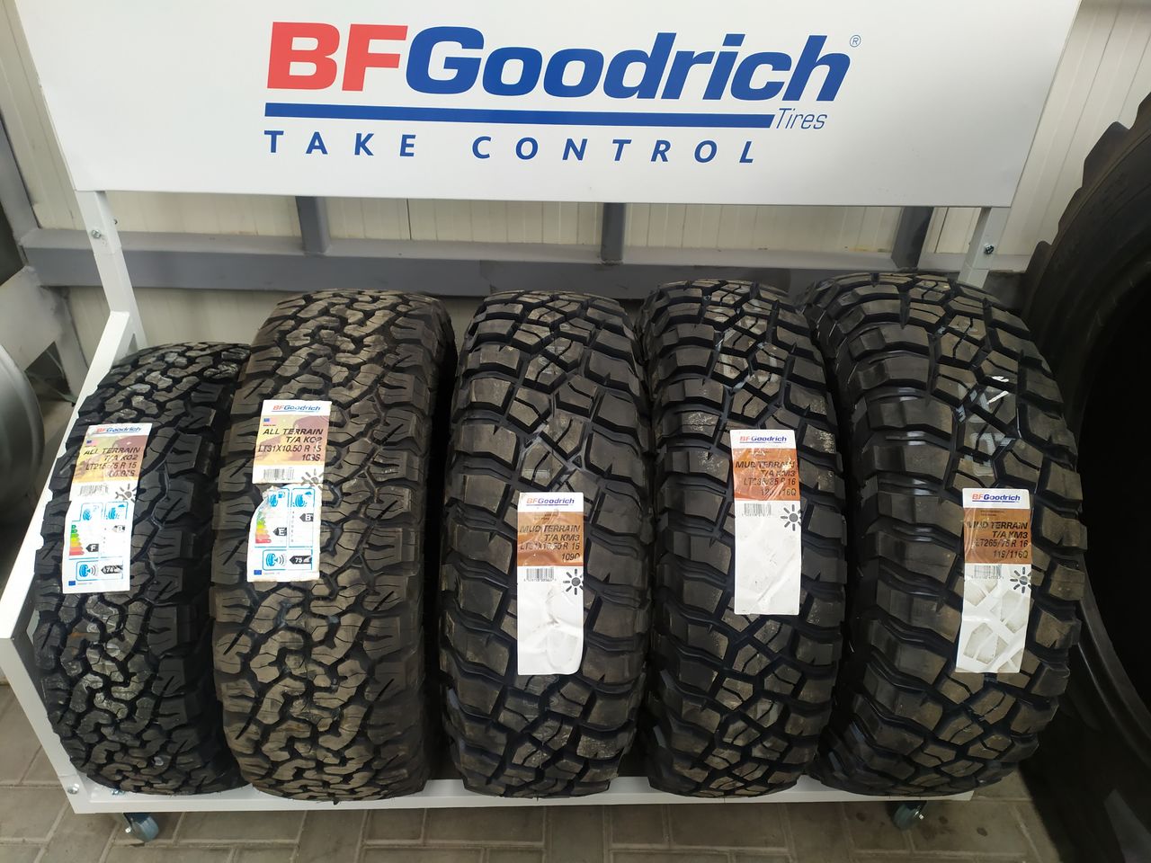 Bf Goodrich Ko 2/km 3  Allterian /mud Terian Stok Nou foto 2