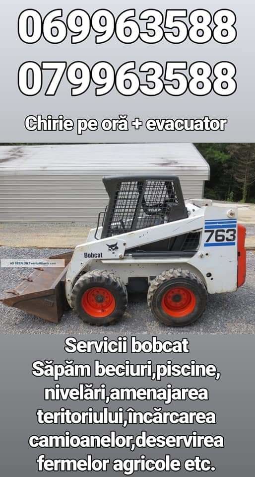 Bobcat, excavator, compactor, basculantă.(бобкат, екскаватор,каток, самосвал). foto 9