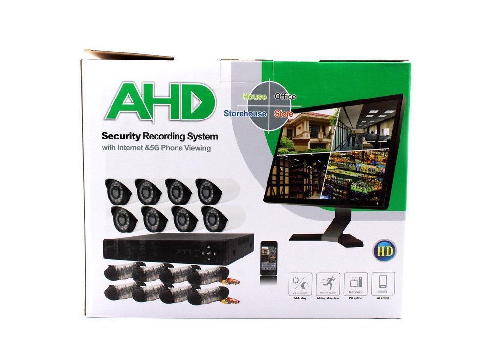 Камеры видеонаблюдения wifi HD 8 штук foto 3
