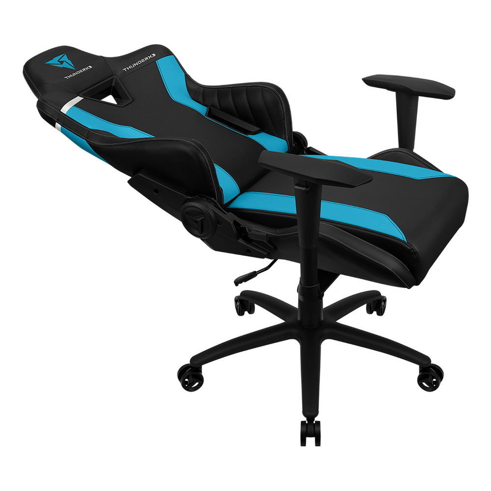 Gaming Chair Thunderx3 Tc3 Black/Azure Blue, User Max Load Up To 150Kg / Height 165-185Cm foto 2
