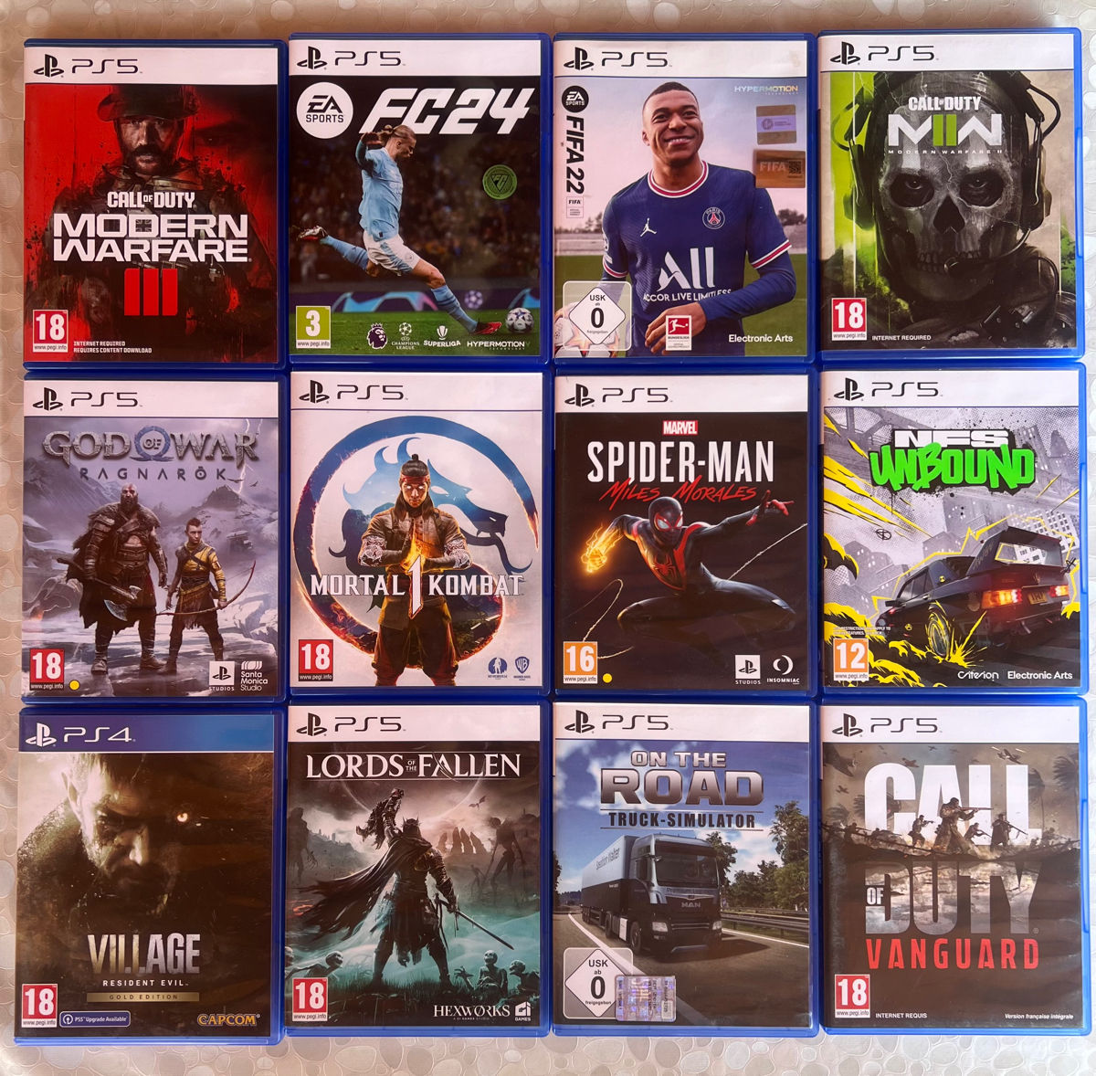 Диски Ps4 Ps5 Spiderman Nfs GT7 Mortal Kombat 1/11 Gta Fc24 Gow Cod Ps Plus  Ea Play Лучшие Цены в MD