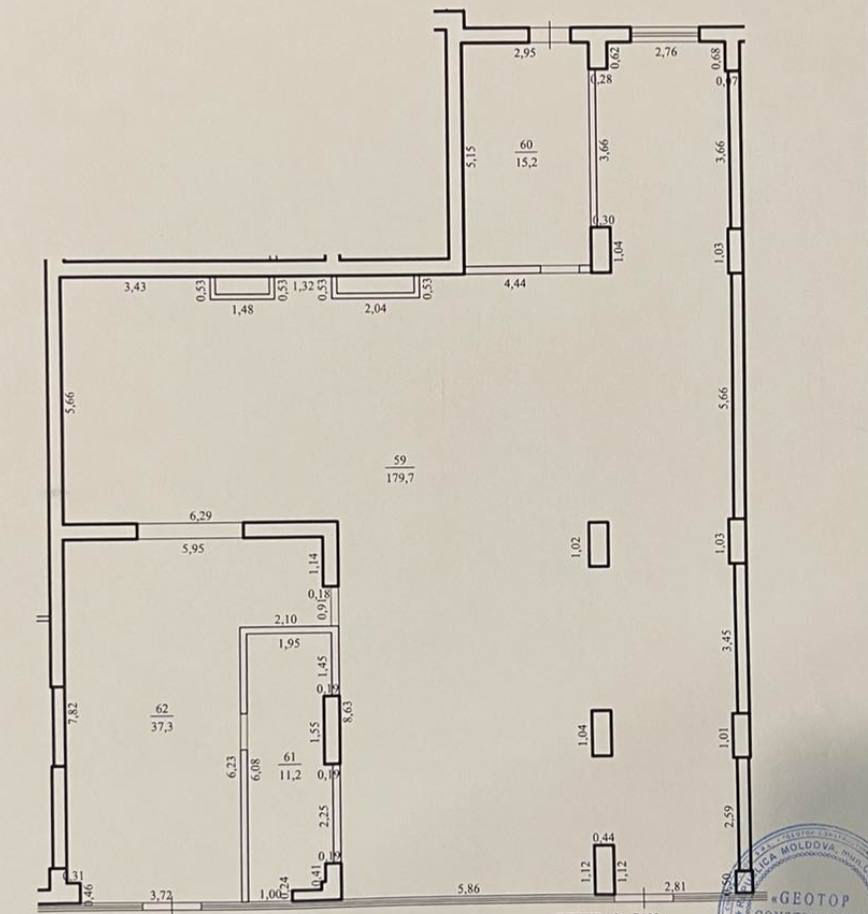 Spațiu comercial pentru chirie 154/199/245 m2 pardosea calda foto 1