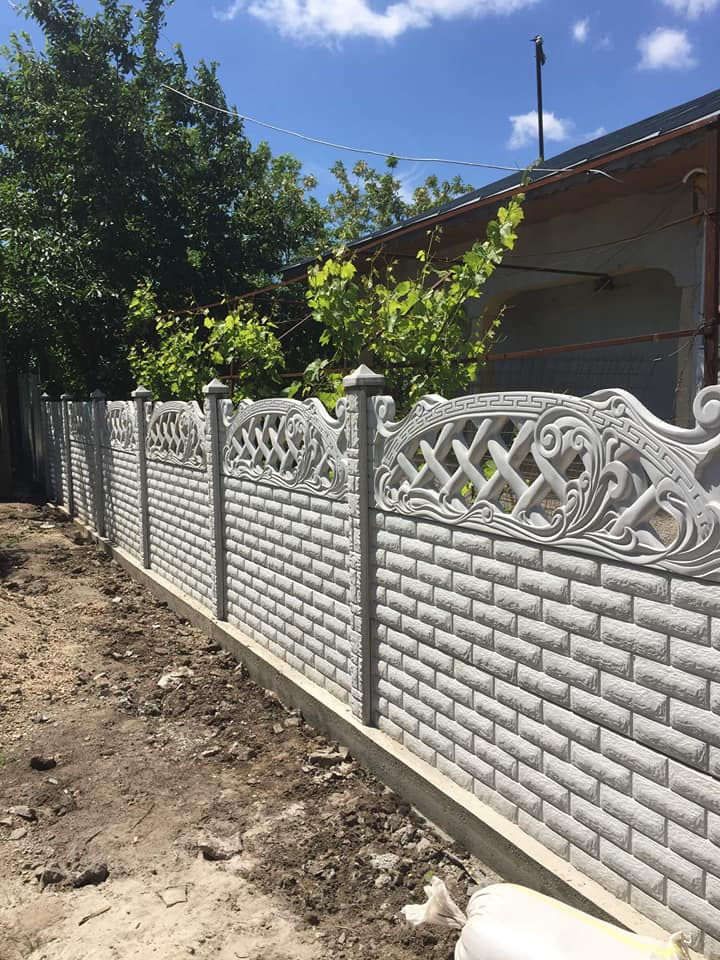 Garduri din beton,garduri din plite,garduri la comandă, chișinău, фундамент под забора!!! foto 5