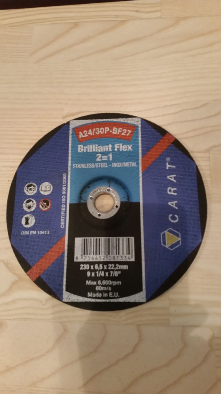 Диск по металлу Круг отрезной Carat