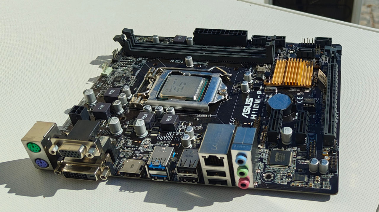 Asus H110M-R + i3 6100 фото 1