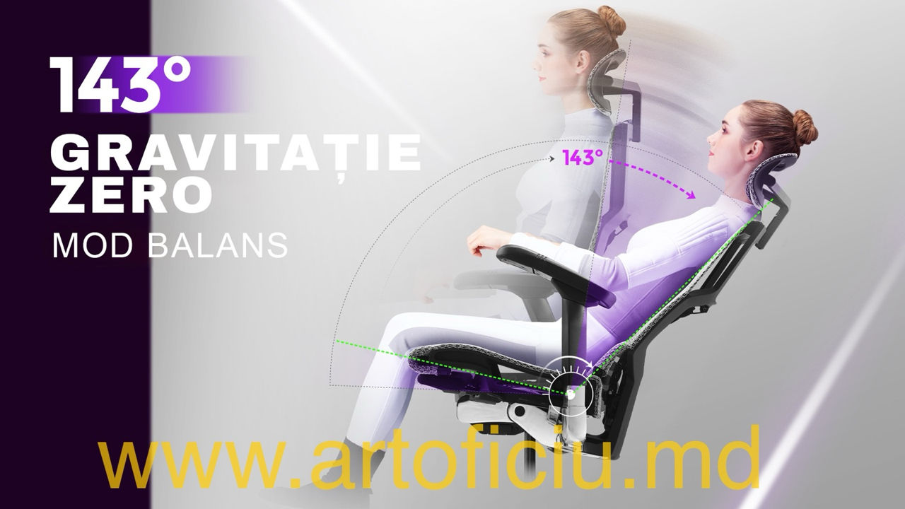 Scaun ortopedic Pofit-2 bionic - coloana vertebrala bionica foto 4