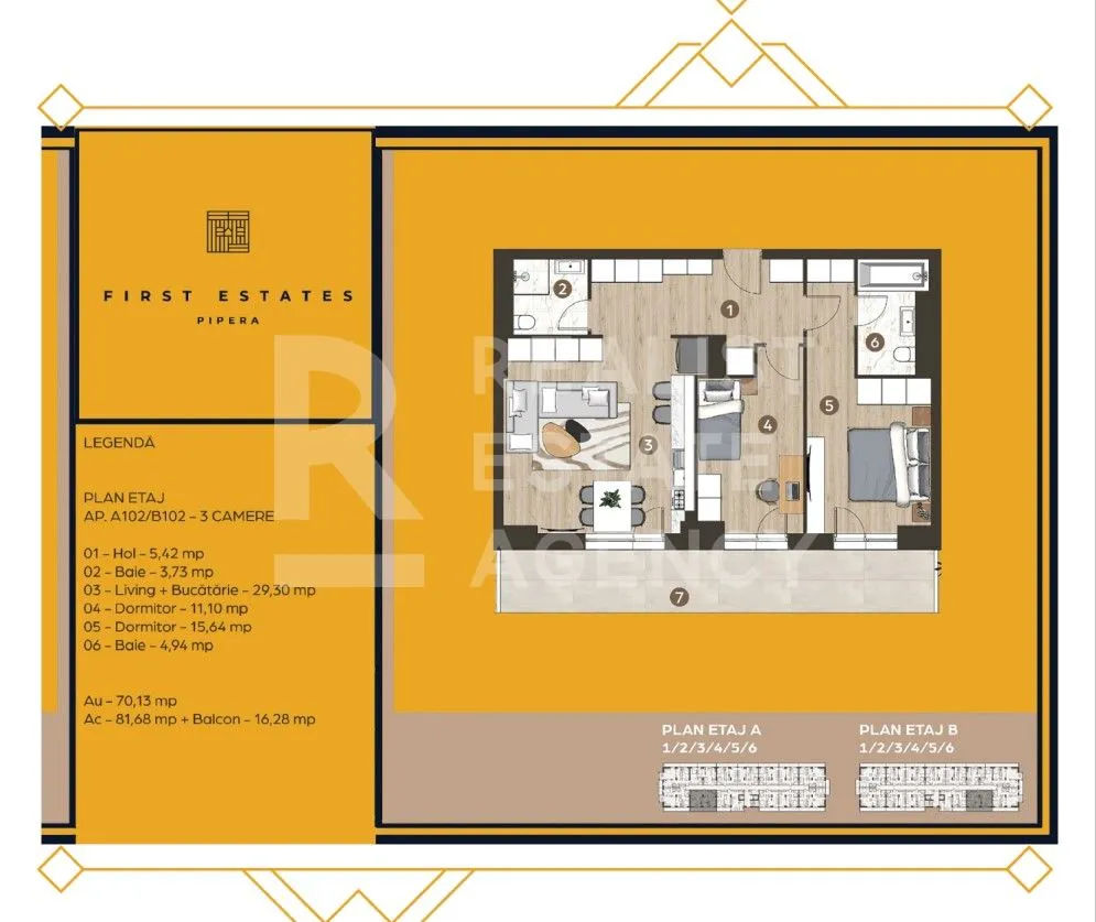 Vânzare, apartament, 3 camere, First Estates Pipera, București фото 13