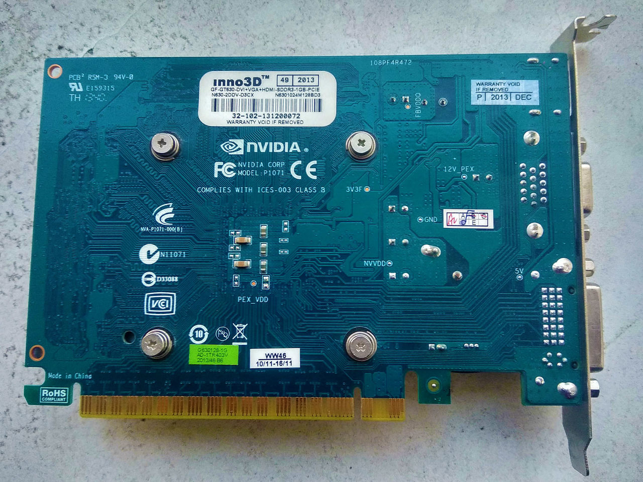 GeForce GT630 1Gb 128Bit