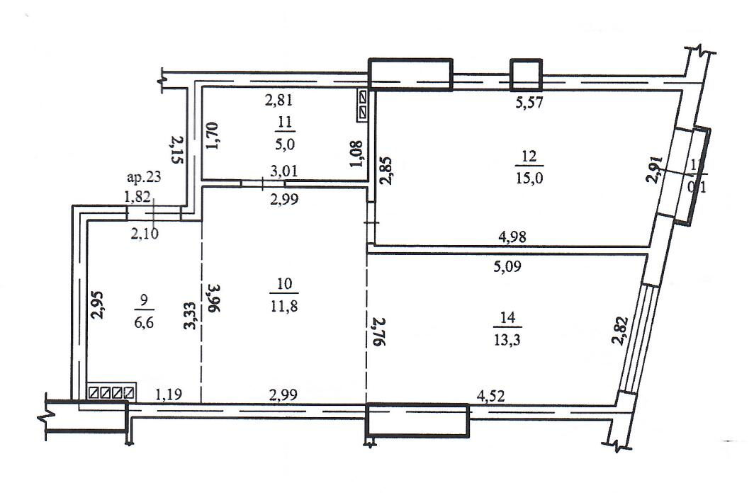 Apartament cu 2 camere,  Centru,  Chișinău,  Chișinău mun. foto 18