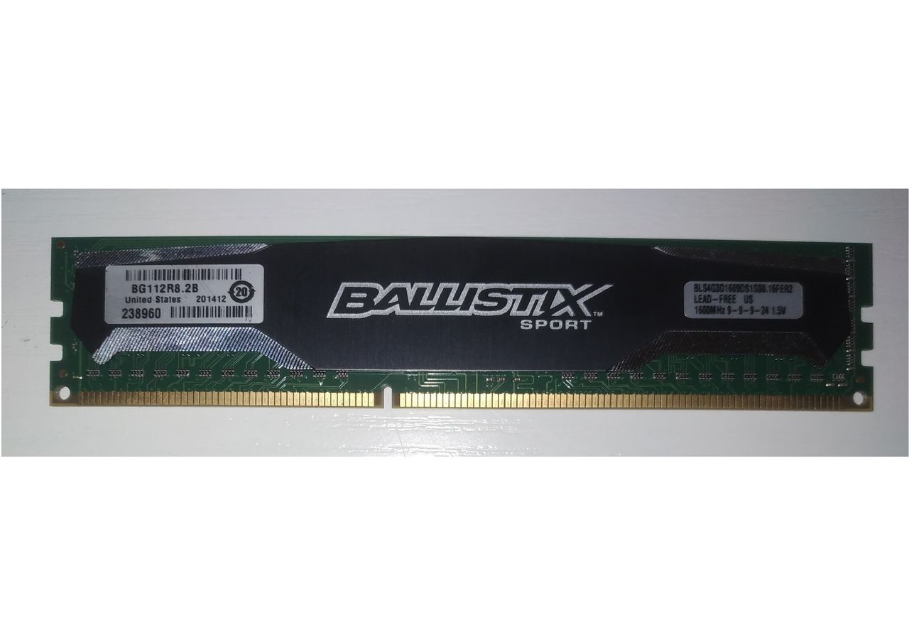 DDR3 16GB (2x8) 1600Mhz Samsung
