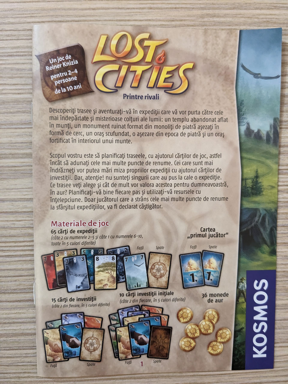 Lost Cities: Rivals (Printre Rivali) Настольная игра board game joc de societate foto 1