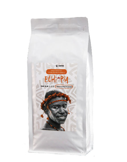 Tucano Cafea Boabe Ethiopia Proaspăt Prăjită 1 kg Livrare Moldova foto 1