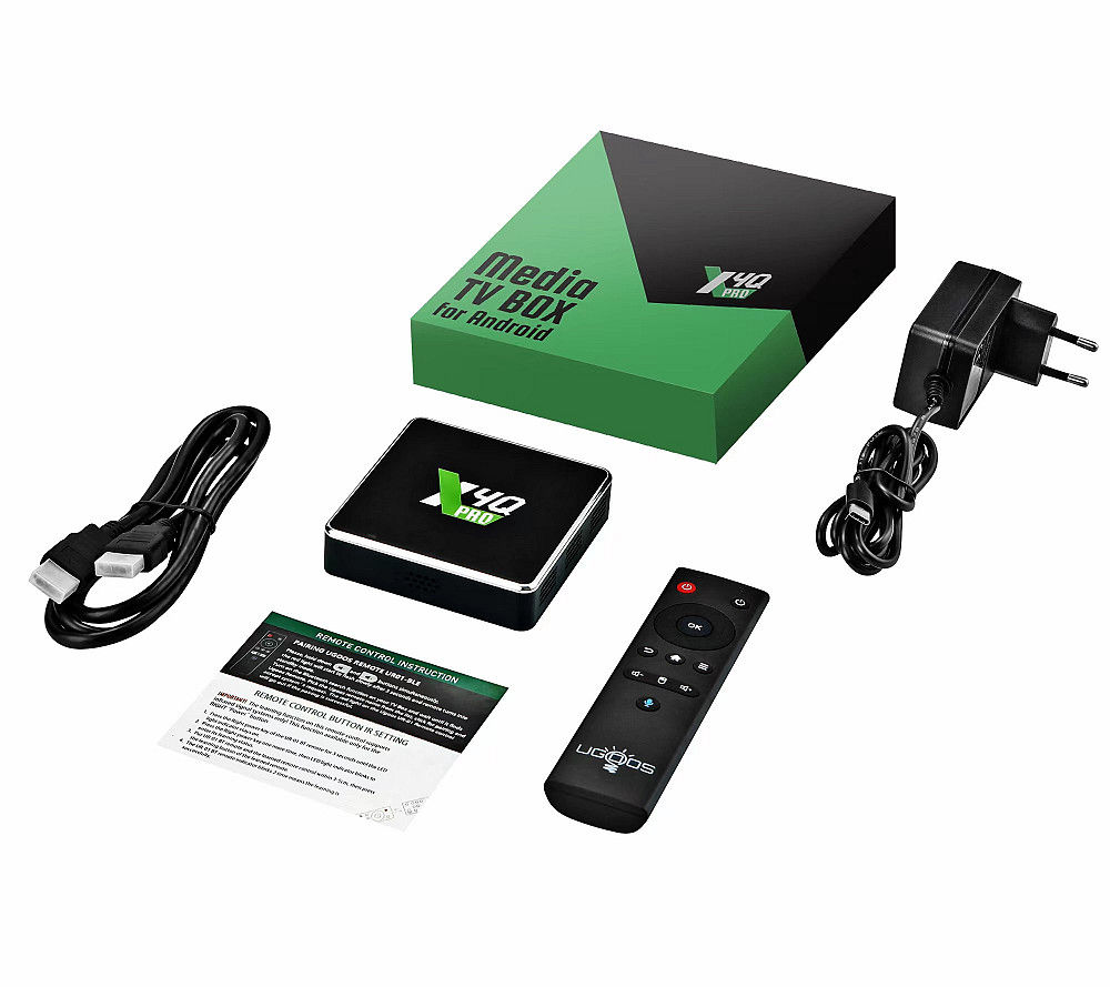 TV BOX - Тв приставка UGOOS X4Q pro 4/32 , ТВ приставка X98 S500, Android ,  4 + 32 ГБ