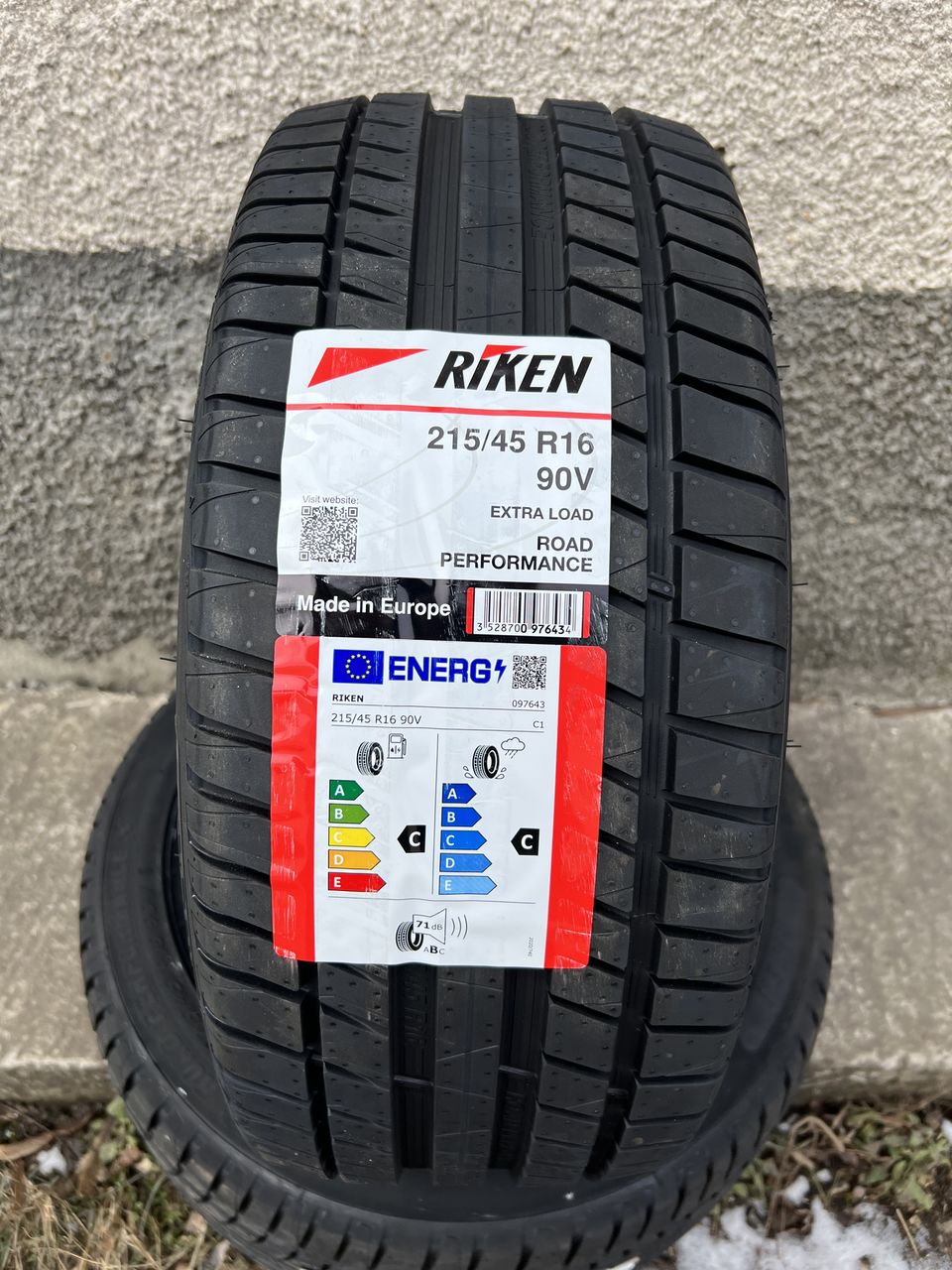 215/45 R16 Riken Road Performance (Michelin Group) / Доставка, livrare toata Moldova foto 0