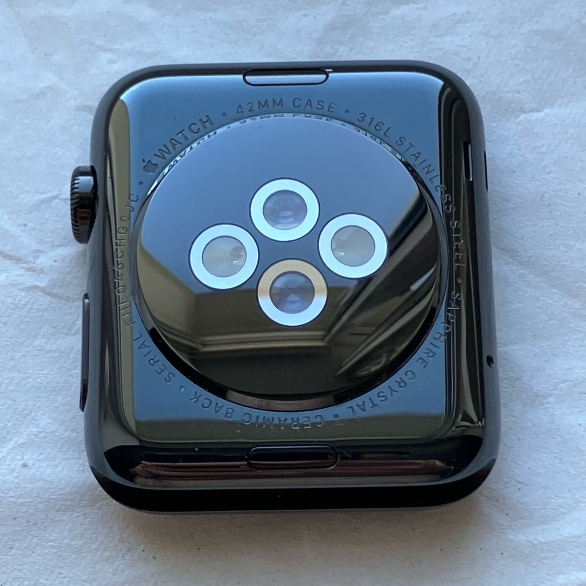 Apple Watch (1st gen) 42mm Space Black Stainless Steel foto 2