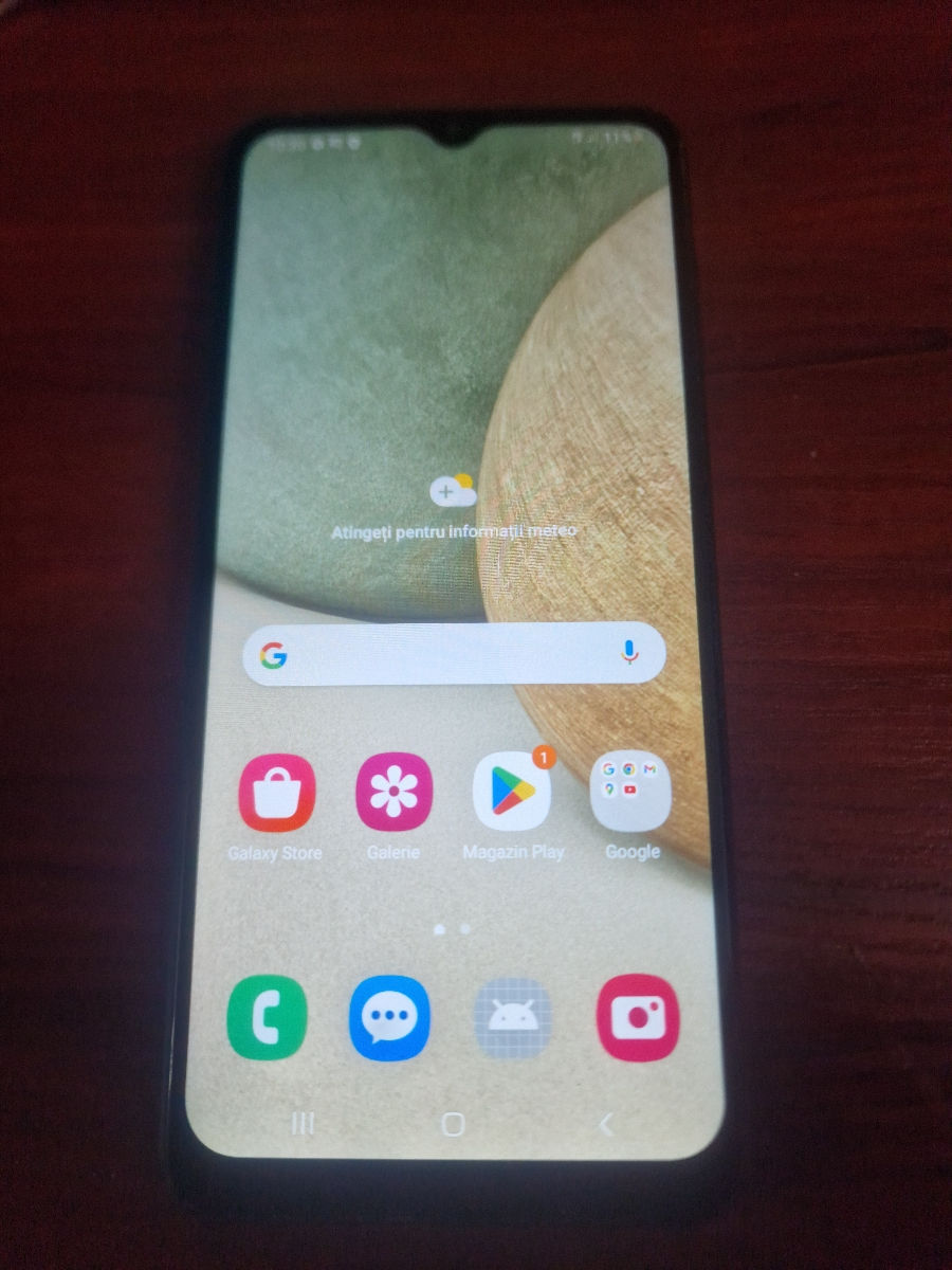 Samsung a12 64gb 4gb ram încărcător  1000lei nu cedez foto 0