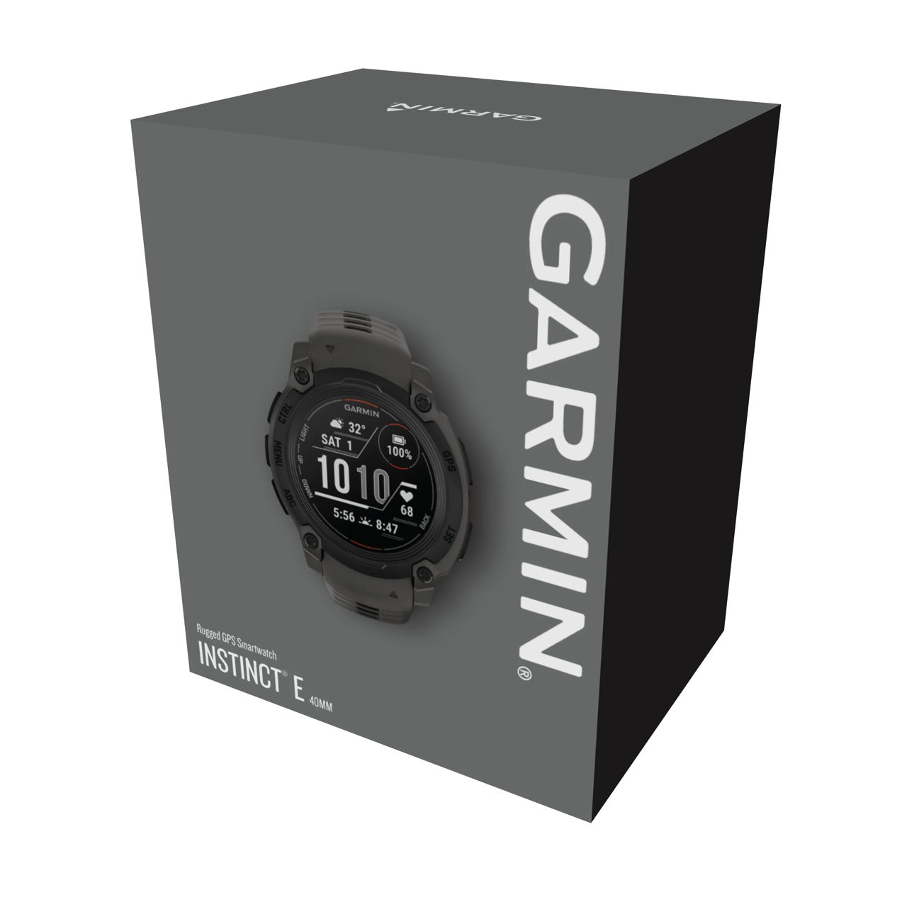 Garmin Instinct E 40 мм Black – прочный GPS смарт-часы с доставкой по Кишинёву