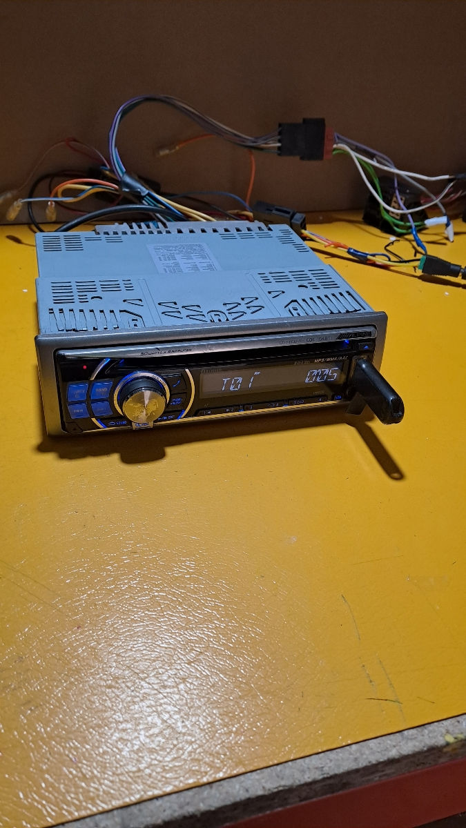 Alpine cde-104bti radiocasetofon магнитола  фото 5