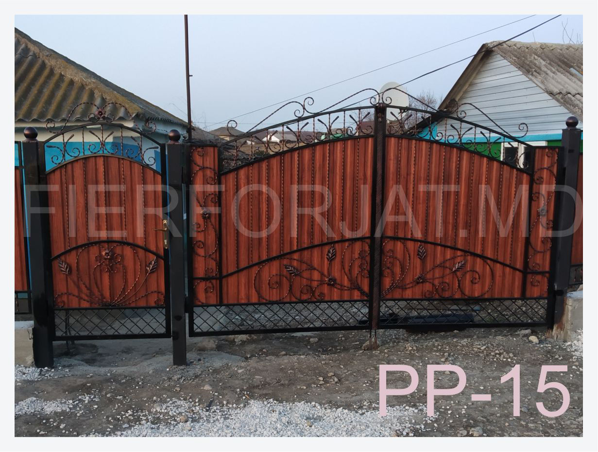 Porti din fier forjat ,porti profnastil, porti in stoc executare 14 zile foto 7