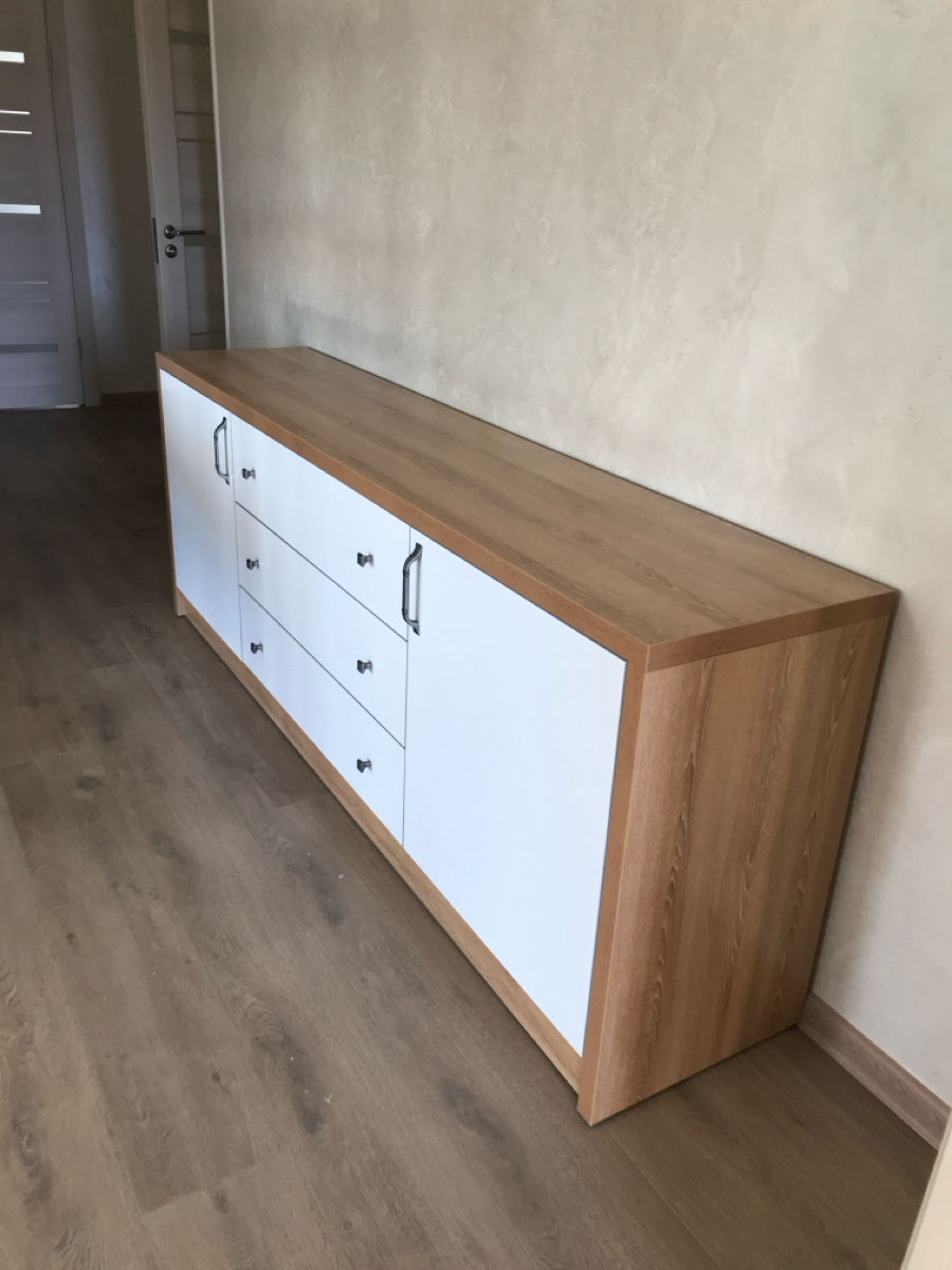 Mobilă la comandă ,lumină led+vopsire fasade MDF foto 9