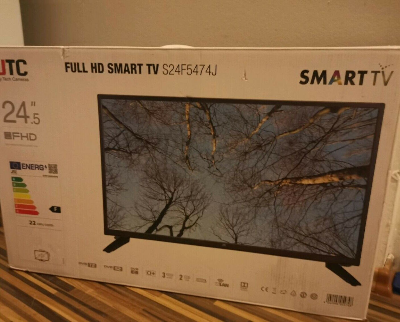 Новый Smart-Аndroid телевизор в коробке ,с разрешением Full HD JTC S24F5474J фото 1