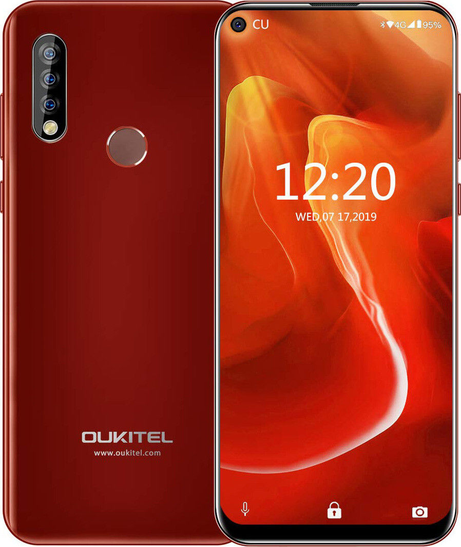 Мобильный телефон Oukitel C17 Pro Android 9 4GB RAM 64GB ROM Red/Twilight  Blue